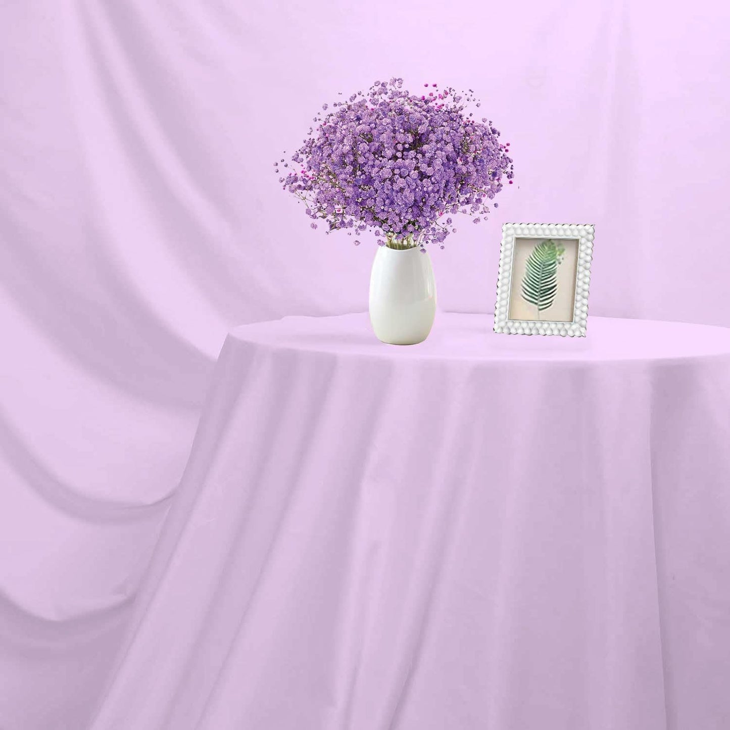 Light Purple Photo Backdrop for Photoshoot Light Purple Background for Photography Photo Backdrop Curtain for Party 8x10 FT