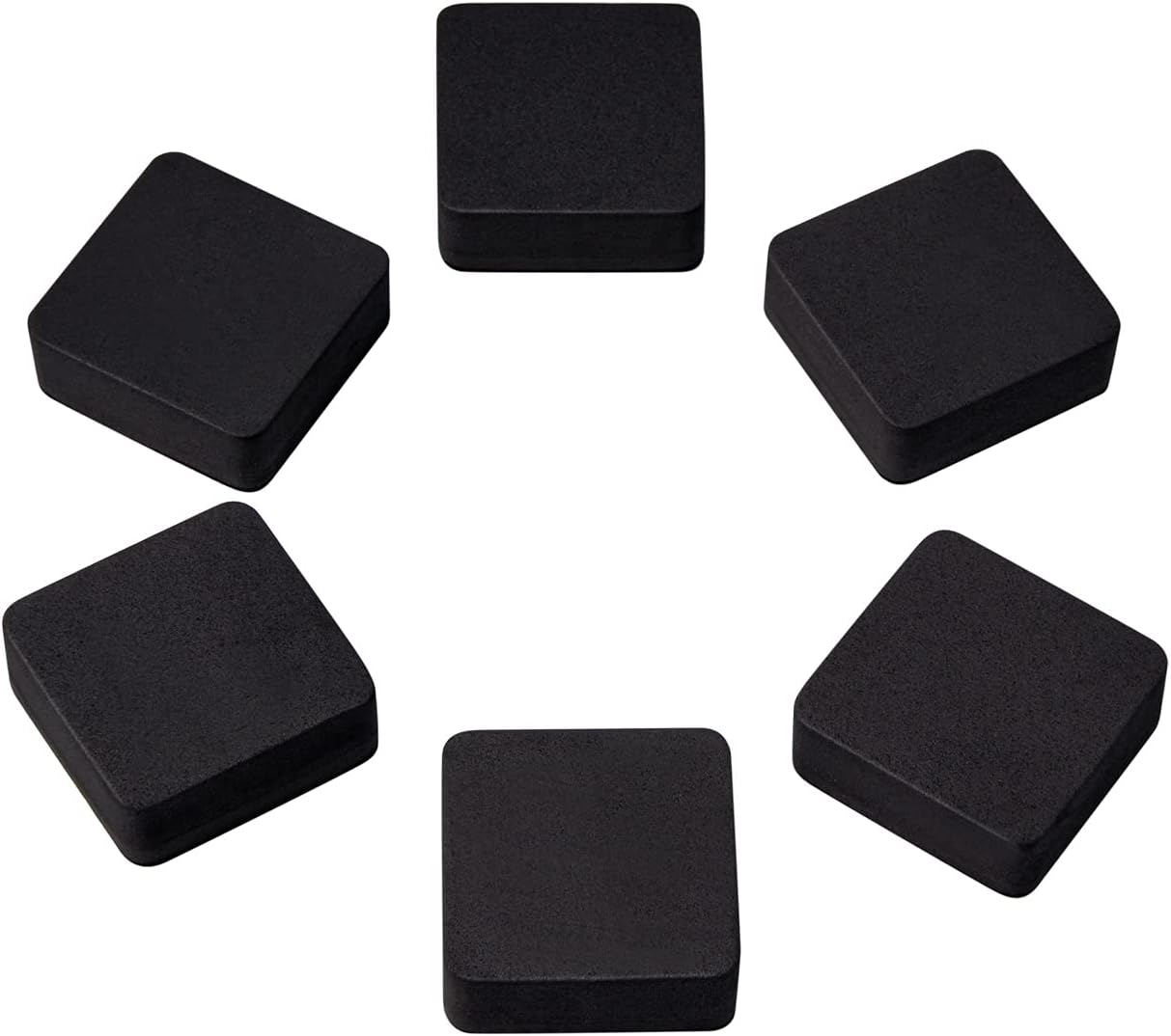 Dry Erase Erasers, Eeoyu 40 Pack Magnetic Whiteboard Dry Erasers Chalkboard Cleaner Wiper for Kids and Classroom Teacher Supplies Home and Office, Black