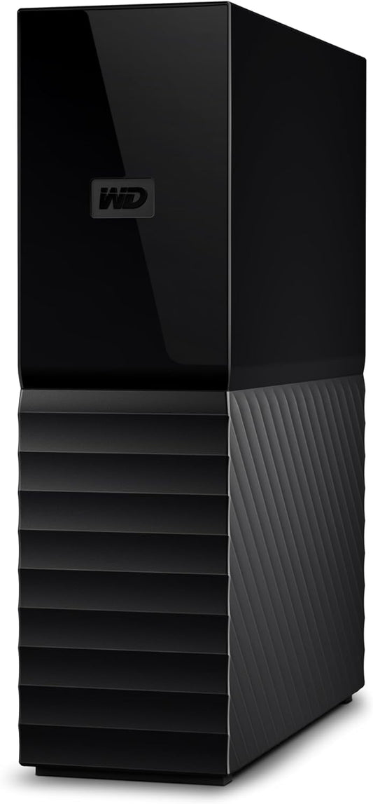WD 24TB My Book Desktop External Hard Drive, with Password Protection and Backup Software, USB 3.2 Gen1, exFAT - WDBBGB0240HBK-NESN