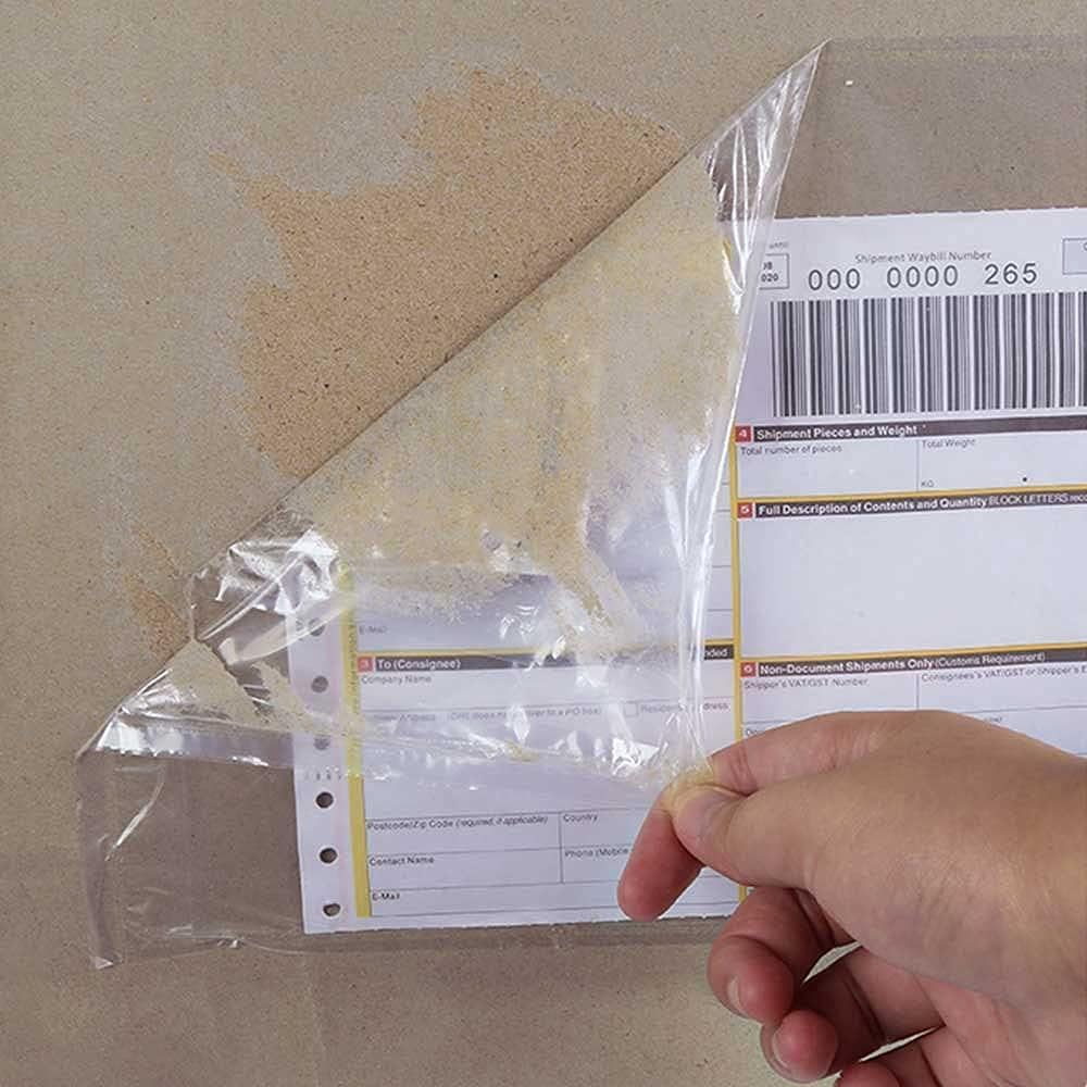 7.5'' x 5.5'' Packing List Pouches, Shipping Label Envelopes Clear Adhesive Top Loading Packing List - 2000 Packs