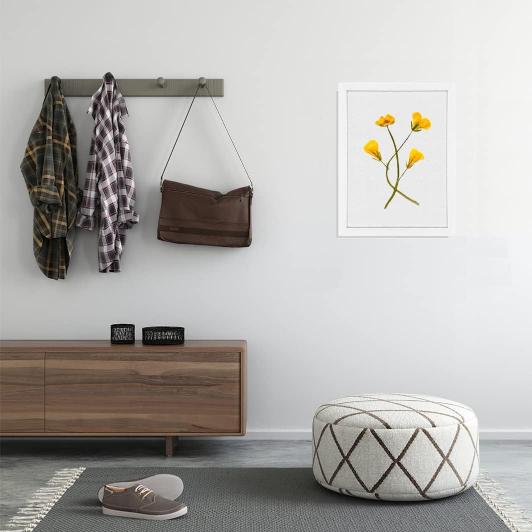 TORASO Cork Board Bulletin Board, Cork Boards for Walls with Pins, Eye Bolts, gaskets, Screws, Pin Board for Office, School and Home (White, 11“x14.5” - 1p)