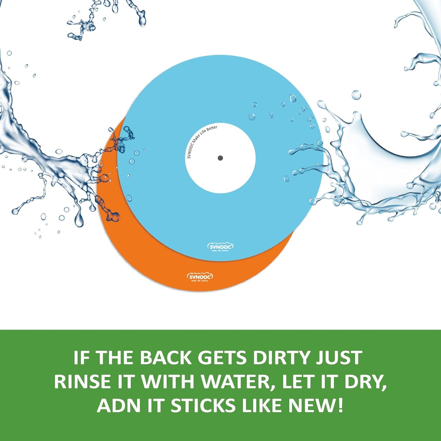 Dry Erase Sticky Notes Multi-Use Label Stickers for Desk, Wall, Fridge, Reminders, Labels, Lists, Removable &Reusable, 12 Pack (5" in Circle Multicolor)