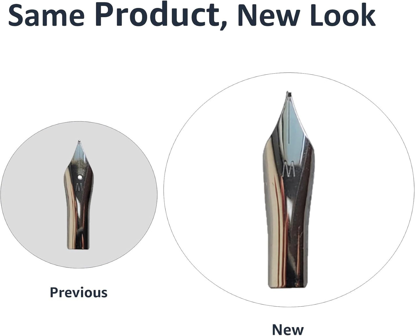 Amazon Basics Fountain Pen with two replacement cartridges- Medium Point, Black Ink