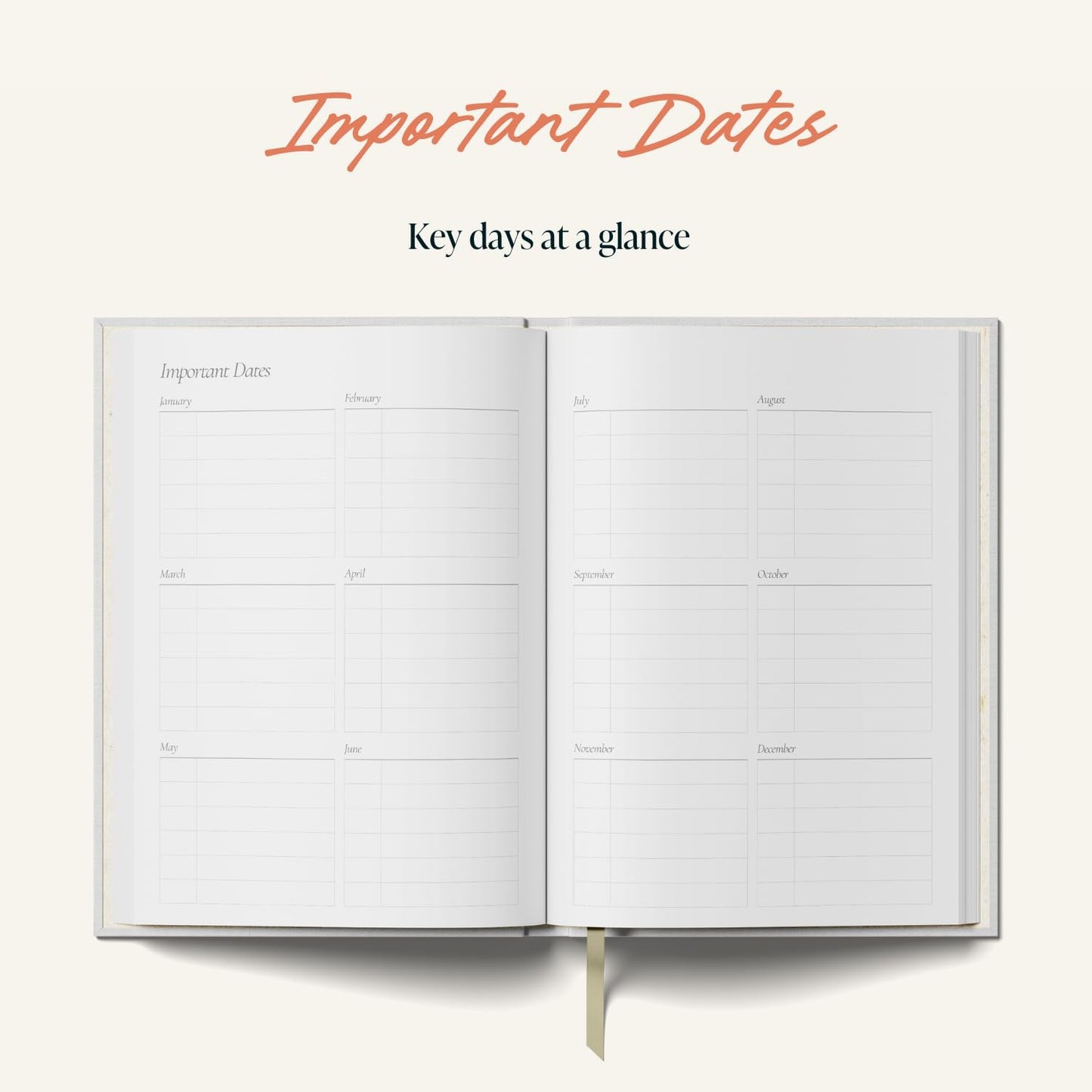 Yop & Tom Undated Daily Planner - Productivity Planner with Flower/Botanical Theme - Weekly and Daily Organizer with Time Slots