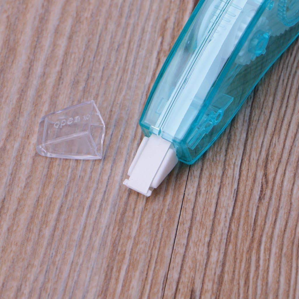 3Pcs Random Color Premium White Correction Tapes, Tear Resistant, Clear, Easy Office Supply Stationery, Correction Tape