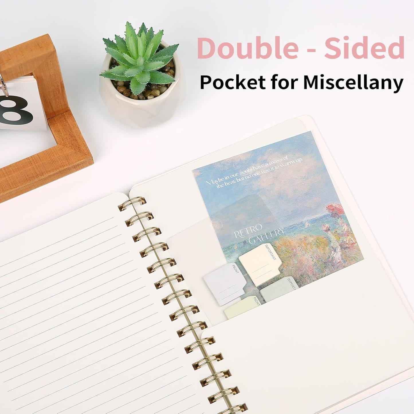 Lined Spiral Notebook College Ruled A5 Journal Book for Note Taking, 160 Pages Writing Journal for Office and Home School Supplies 5.75x8.125 inch (6pack-3Reefblue/3Green)