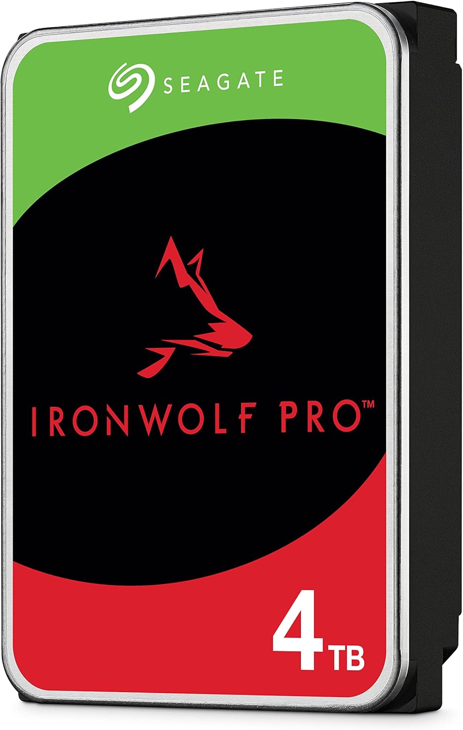 Seagate IronWolf Pro, 4 TB, Enterprise NAS Internal HDD –CMR 3.5 Inch, SATA 6 Gb/s, 7,200 RPM, 256 MB Cache for RAID Network Attached Storage (ST4000NT001)