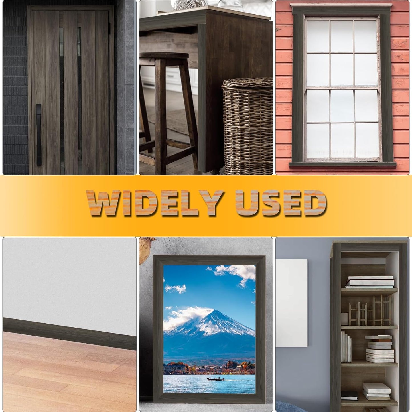 GSCIT Club Wood Grain Repair Tape, 2.4 inch X 50ft Self Adhesive Red Walnut Grain Repair Patch for Tables, Chairs, Baseboards, Doors, Windows, Floors, Handicraft DIY.