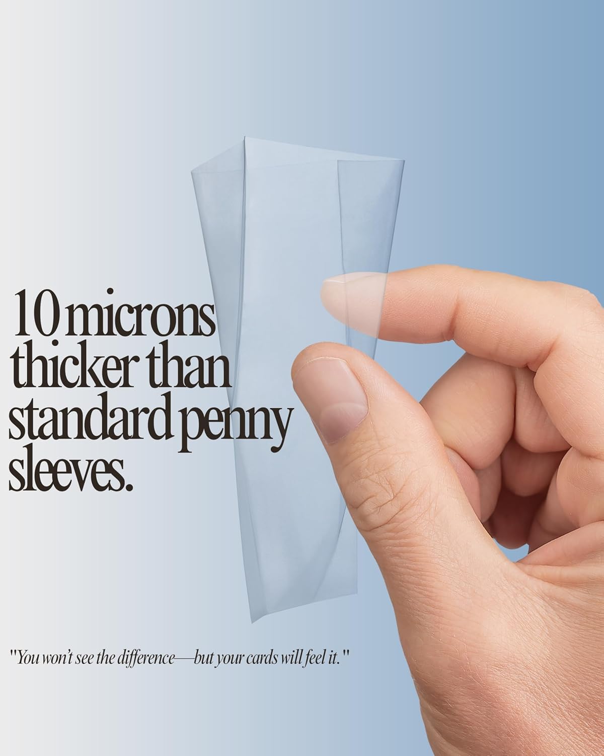 TitanShield 1000 Count 60-Microns Thickness Soft Penny Card Sleeves 2-5/8” x 3-5/8” (67x94mm), Ultra Clear (1000 Count)