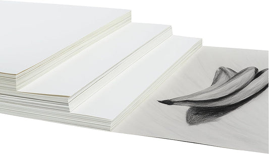 Century Lemon™ 22" x 28" White Poster Board, 75 Sheets Superb Multipurpose Bulk Poster Board for School, Office, and Craft Projects, 256-83-003