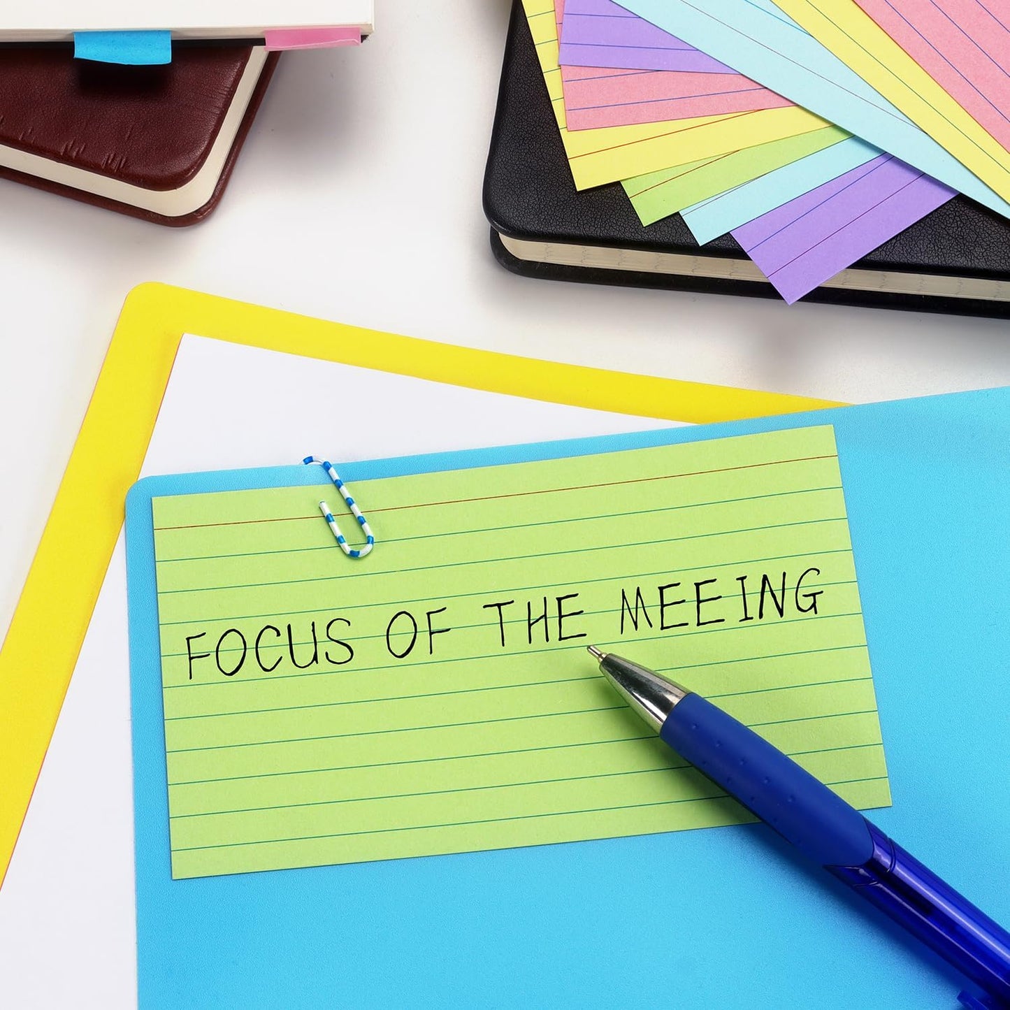 Tamaki Colored Index Cards 3 X 5, Flash Cards Ruled Note Cards for School, 200 Count, Home and Office Flash Cards for studying