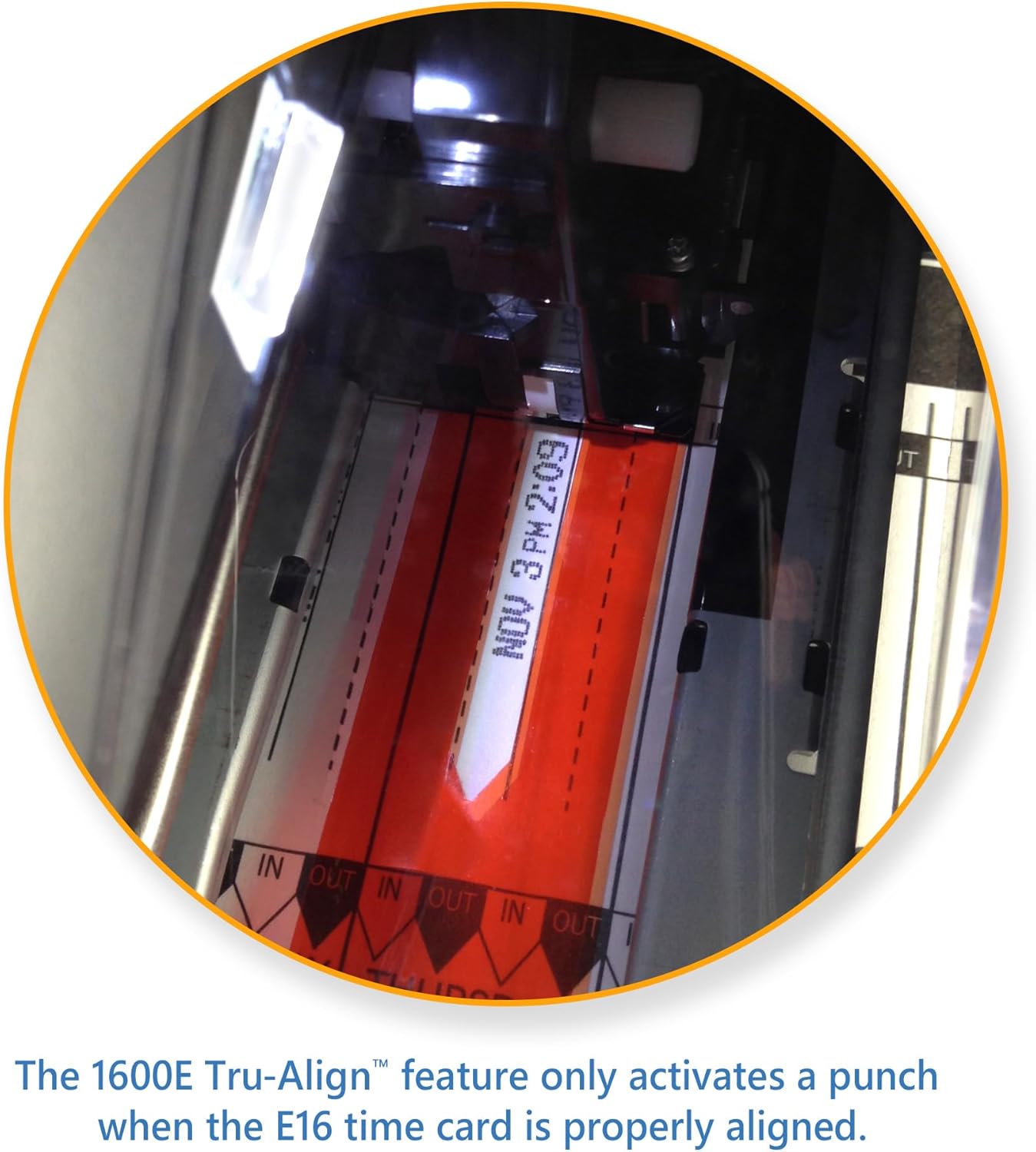 Lathem 1600e Time Clock Punch Machine & Document Stamp, Time Keeping System with Tru-Align Cards (5.7 X 6.3 X 7.2 Charcoal Gray)