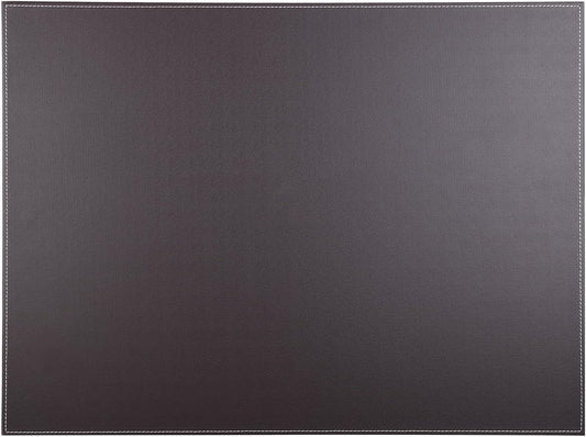KINGFOM Desk Pad & Mat 24" x 18" Protector Large Mouse Pad PU Leather for Desktops and Laptops (Brown)