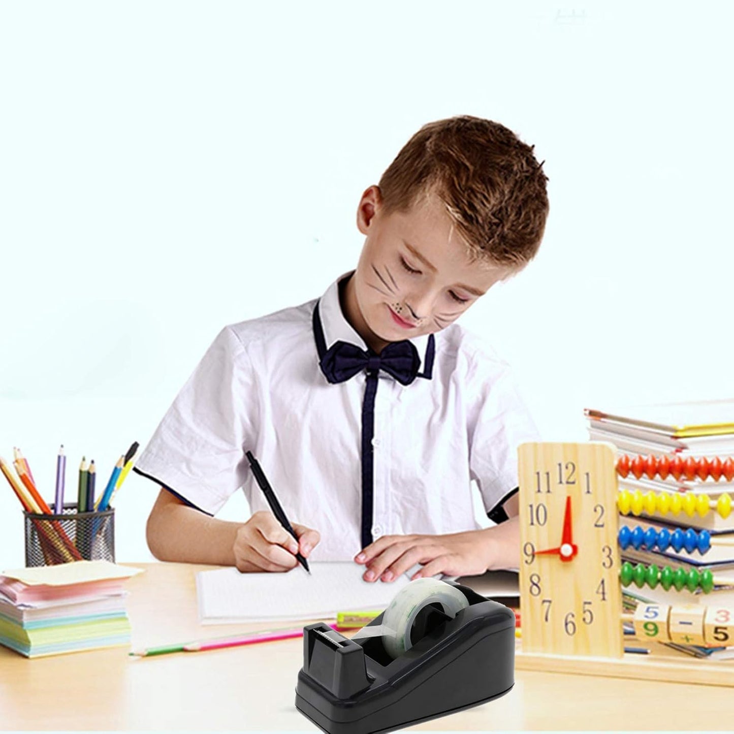 Transparent Tape Refill Rolls for Dispenser, Tear by Hand,24 Rolls x 900 inches