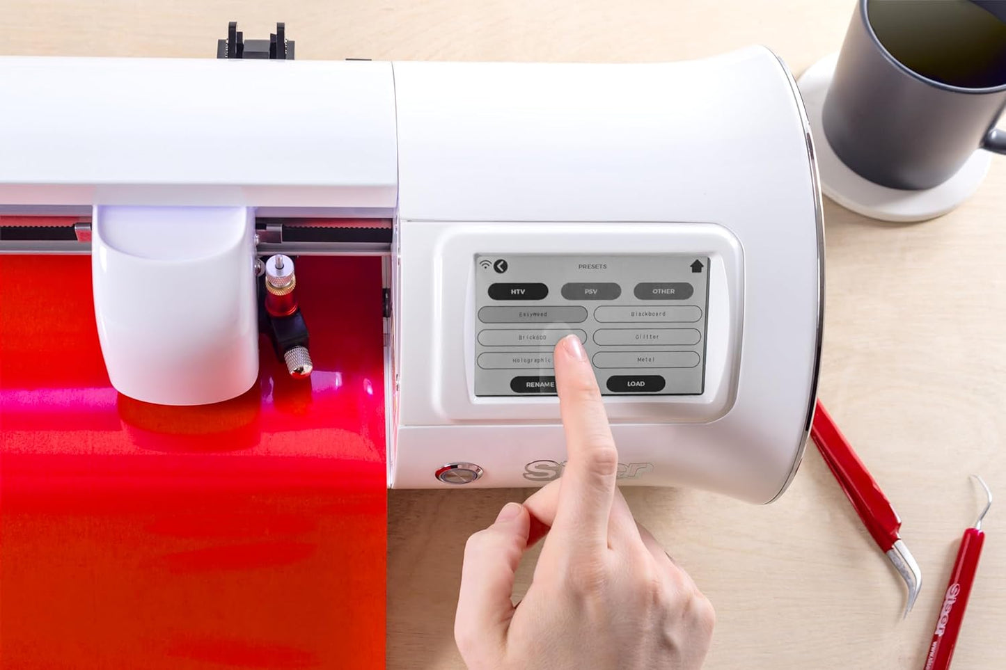 Siser Romeo Pioneer Bundle - 24" Professional Cutting Machine for Vinyl, Paper, and More – WiFi Compatible with Windows & Mac - Includes Leonardo Design Studio Software, Roll Holder Accessory