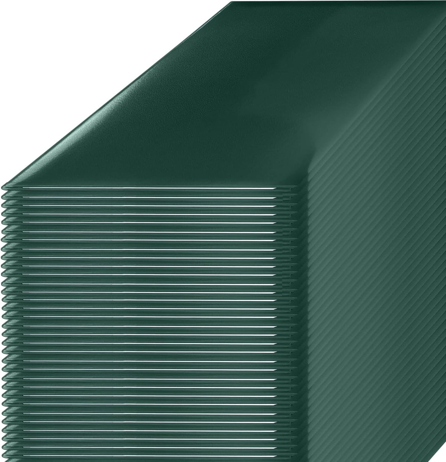 Certificate Holders 8.5"x11" Graduation Diploma Cover Document Leather Folders,Forest green-100 Pack