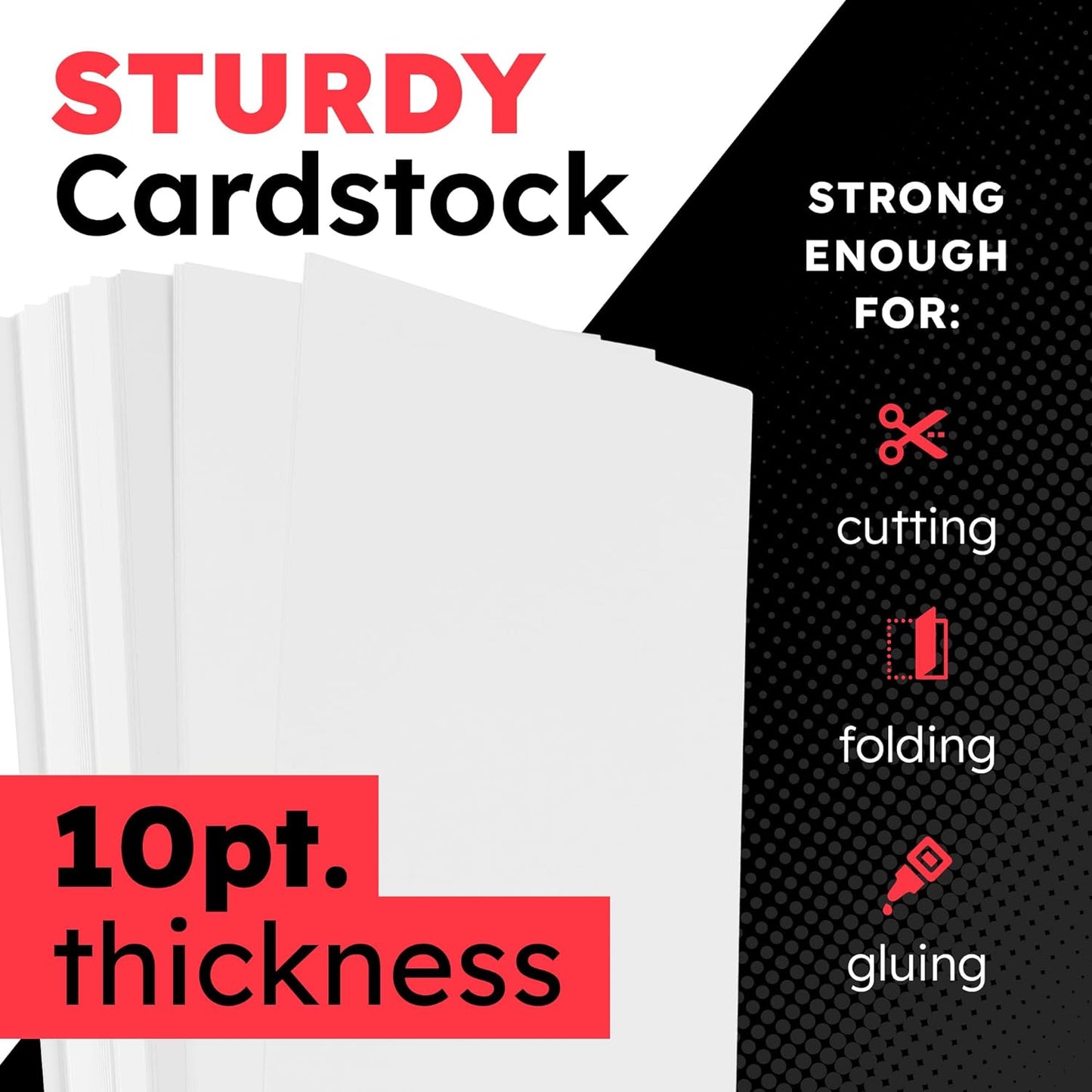 Hygloss Medium Poster Board 11x14 - 50 Poster Boards Bulk Pack - 10 Pt. Thickness White Poster Board Paper for Projects, Presentations, Displays, Signs, Crafts - Blank Posterboard Multipack 11" x 14"