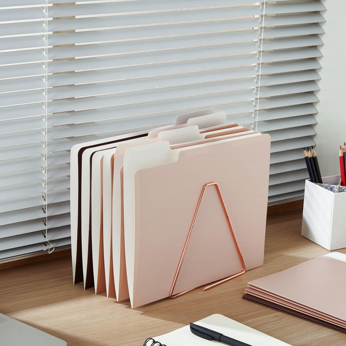 Y YOMA 12 Pack Colored File Folders Letter Size Gradient File Folder with 1/3-Cut Tab Cute Pretty Decorative Heavyweight Filing Folder File Organizers for Office School Home Desktop, Coco Mocha