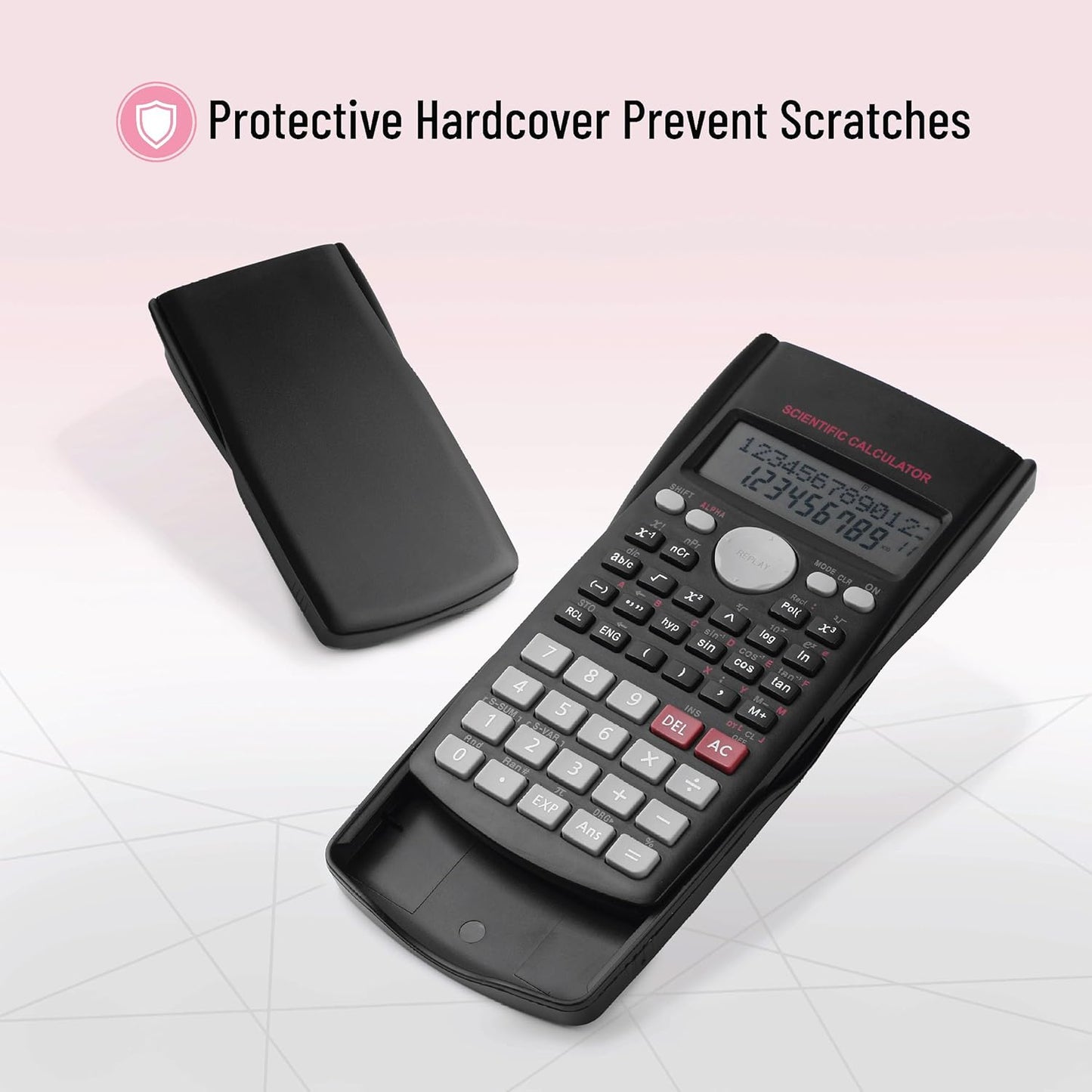 Mr. Pen- Scientific Calculators, 24 Pack, 2 Line, 240 Functions, 12 Digit Math Calculator Scientific with Protective Hardcover Bulk