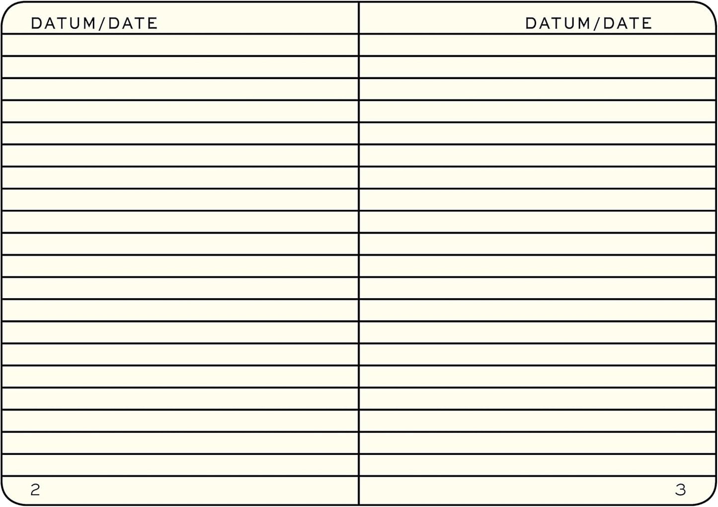 LEUCHTTURM1917 - Notebook Hardcover Medium A5-251 Numbered Pages for Writing and Journaling (Ink, Ruled)