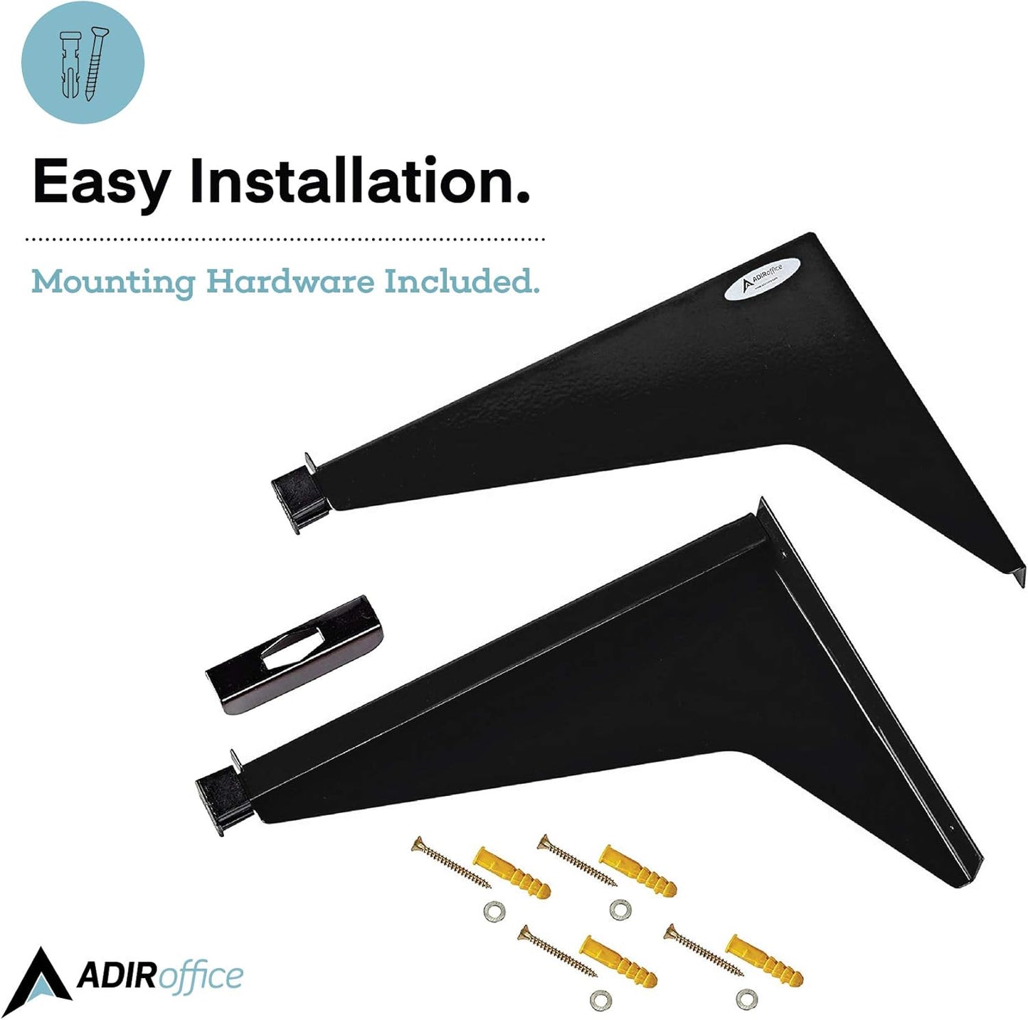 Adir Blueprint Wall Rack - Blueprint Plans Organizer and Construction Plan Holder - Poster Display and Map Rack for Office and Home (Without Blueprint Clamps)