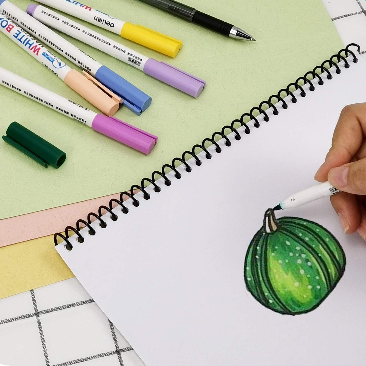 Rayson 7.9mm Plastic Spiral Coil Binding 3:1 Pitch, 5/16inch, 40 Sheets Capacity Black Coil Binding Spines - Versatile for Office and Educational Tasks, Pack of 100