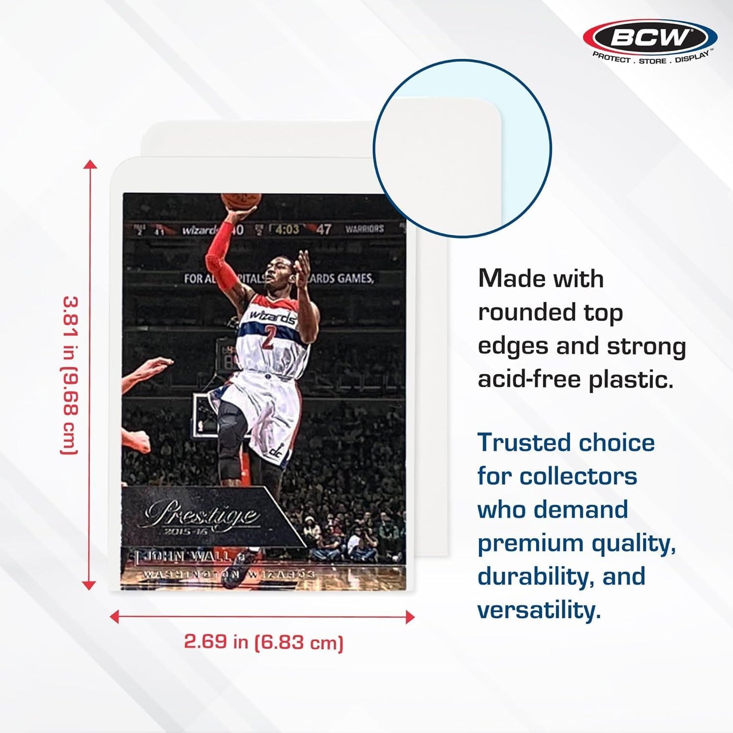 BCW Trading Card Dividers (50 Pack) | Archival Quality with Write-On Tabs | Fits 3200 & 5000 Super Monster Trading Card Storage Boxes