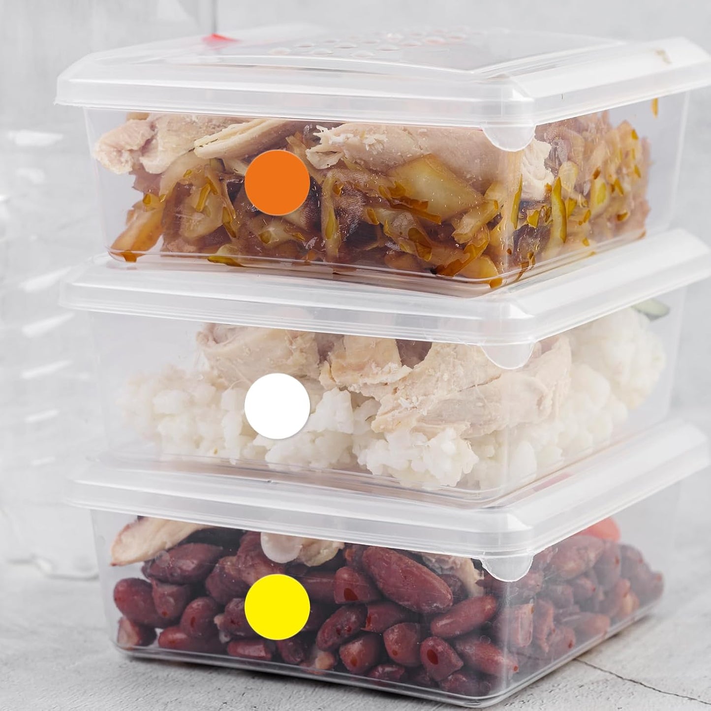 10 Colors Dot 2 Inches Labels Self-Adhesive Colored Circle Color Coding Stickers Waterproof Small Round Tag for Office Inventory 80 Pieces