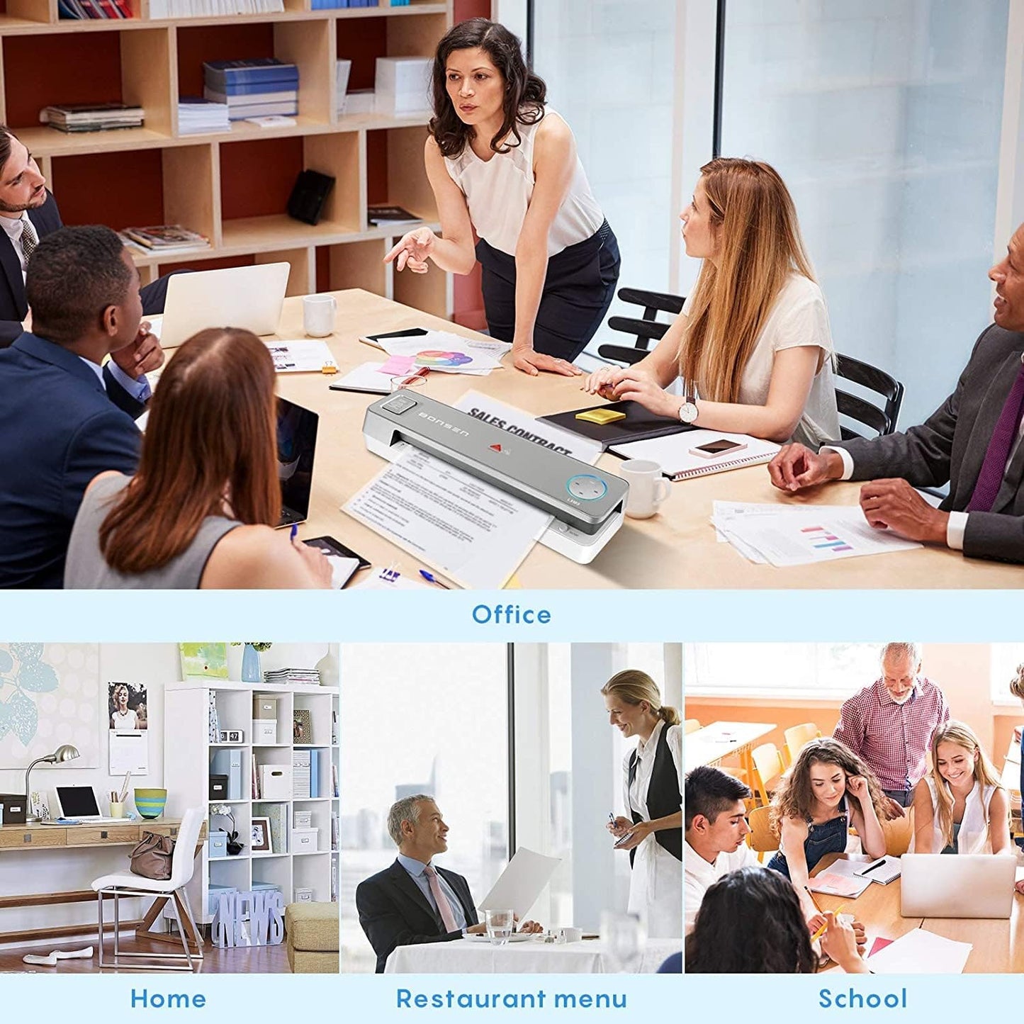 MPRT Laminating Sheets, 3 Mil Clear Thermal Laminating Pouches 8.9 x 11.4 Inches Laminate Sheet Paper for Laminator, 1500-Pack