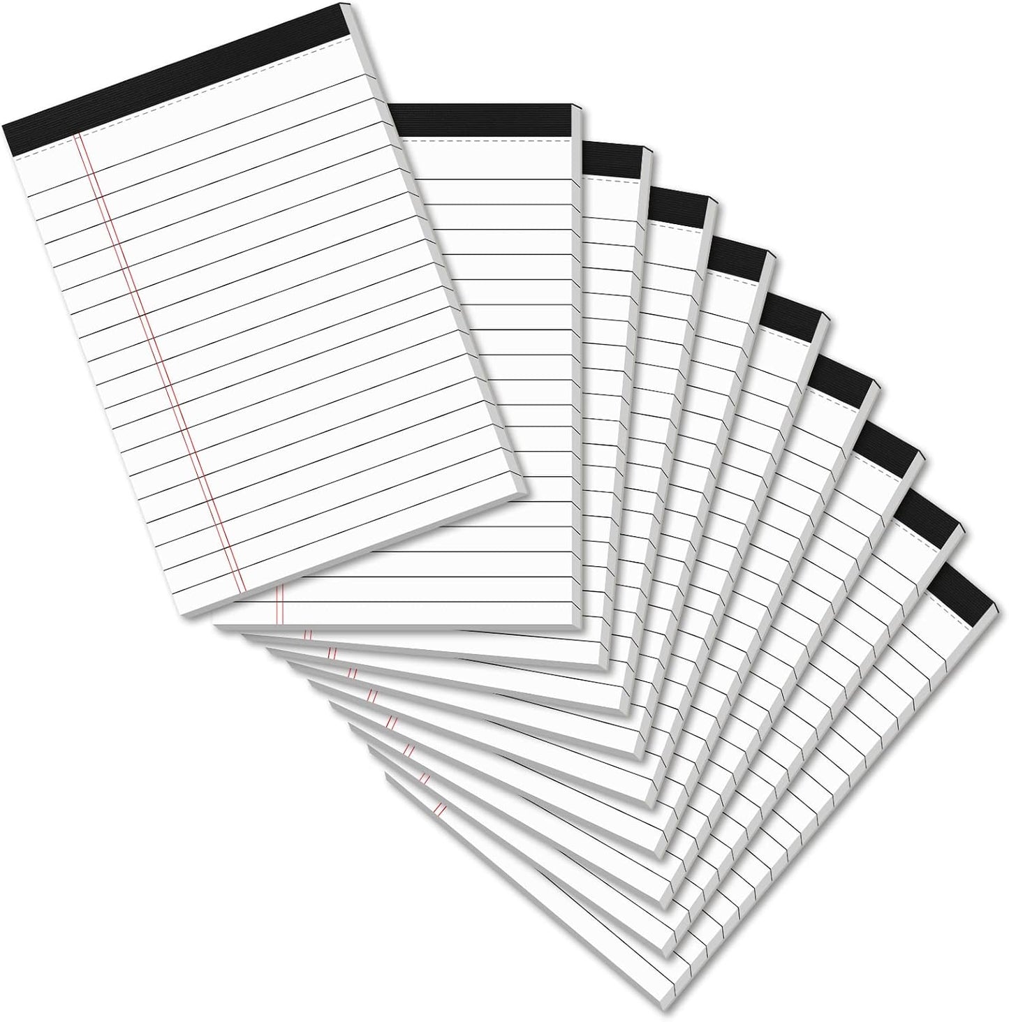 8 Pack Legal Pads 4x6 Inch 30 Sheets Mini Lined Paper Pads for Office Supplies Taking Notes/ Writing List, Small Notepads College Ruled Legal Memo Pad for Home, Office, School, or Business Writing Pad