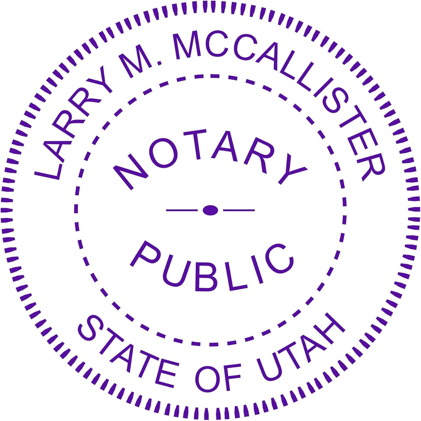Utah Round Notary Embosser | Official State Embosser | Official Seals | Meets State Specifications (Utah, Round Embosser)