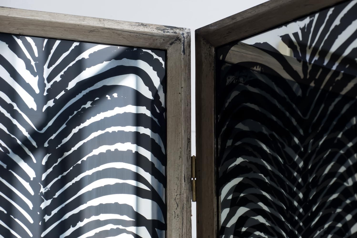 NicBex Room Divider 4 Panel Room Dividers with Durable Metal Frame Partition Room Dividers and Folding Privacy Screens Wall Divider for Home, Office, Room Separation,17.7" W x 1.5" D x 72.8" H, Black