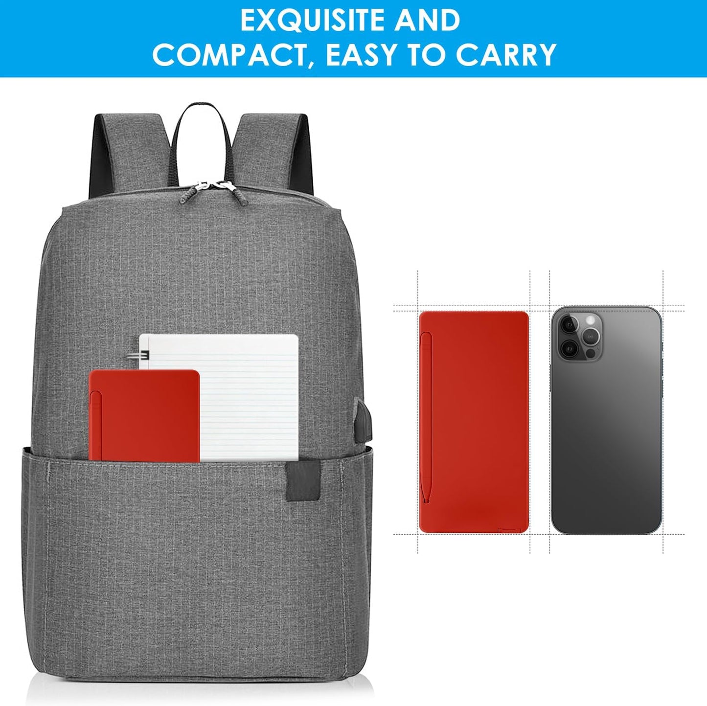 Scientific Calculators for Students, Red Math Calculator with Notepad,10-Digit Large Screen, Classroom Must Haves for Middle High School Supplies & College (Red)