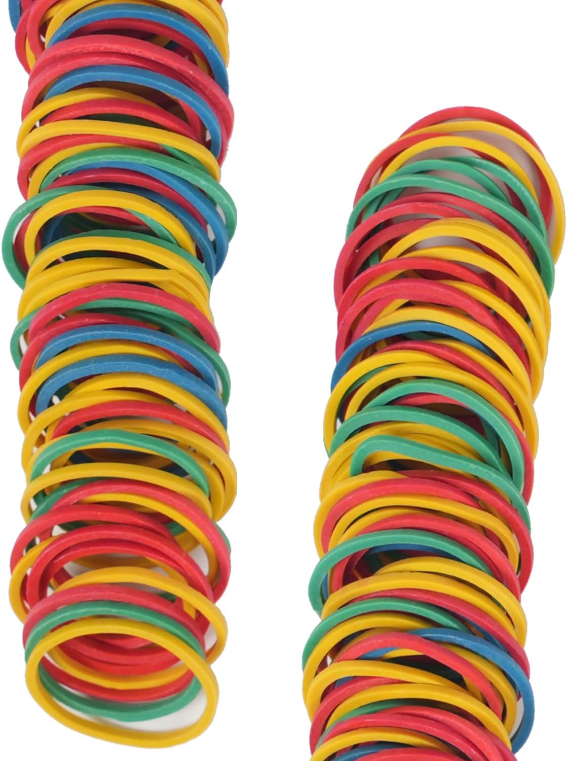 AMUU Rubber Bands 750pcs Colour Elastic Band Size 25mm 1 inch Rubber Bands Small for Office Supplies School Home