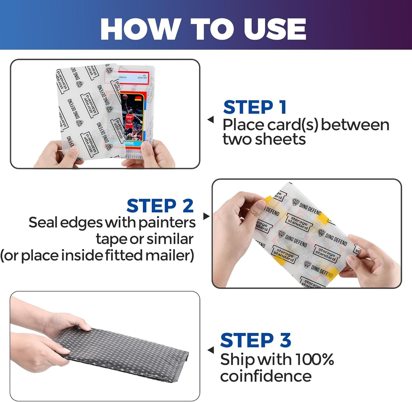 Card Protectors Trading Cards Shipping Supplies, 510-Pack 4'' x 6'' Graded Card Sleeves for Mailing Inserts, Plastic Semi Rigid Card Holder Better Than Corrugated Cardboard Sheets