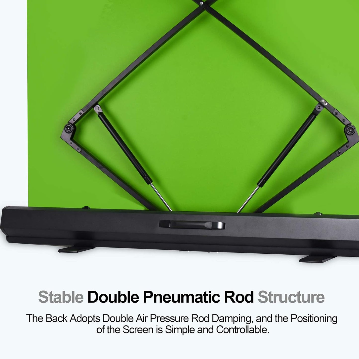 EMART Upgrade Green Screen, 61x72in Collapsible Chroma Key Panel for Background Removal, Portable & Retractable Wrinkle-Resistant Backdrop with Stand for Streaming, Photographic Studio, TikTok