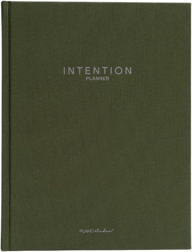 Pland Studio 90-Day Productivity Planner – Forest Sage Hardcover | Undated Daily Journal with Habit Tracker, Vision Board, and Focused Goal Setting for Entrepreneurs, Creatives & Busy Professionals