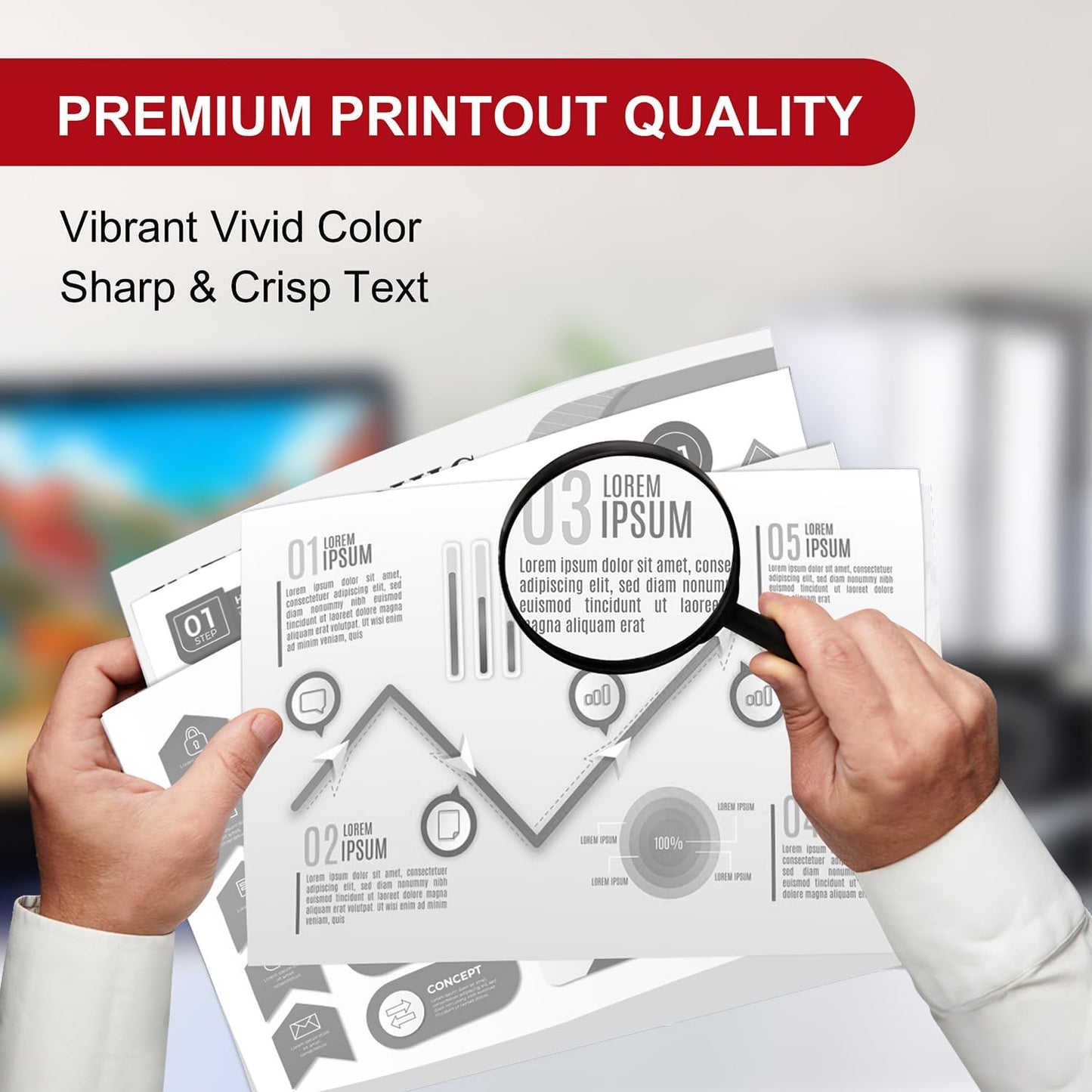 046H Black Toner Cartridge Compatible with Canon 046H 046 Toner Cartridge Set, Works with Color ImageCLASS MF733Cdw MF731Cdw MF735Cdw LBP654Cdw Laser Printers (2 Pack, Black)