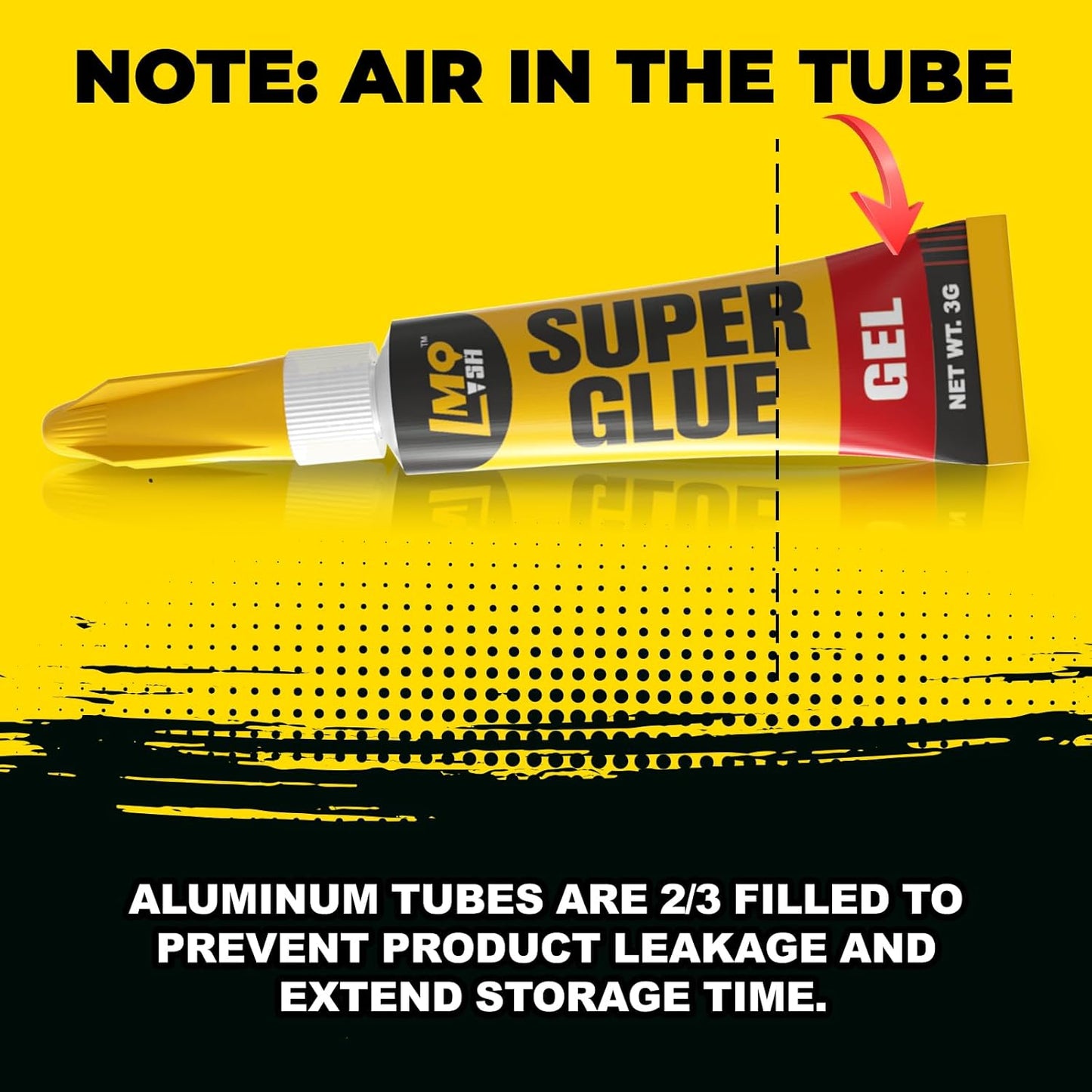 Super Glue Gel 6x3g CA Glue, Clear Cyanoacrylate Adhesive Single Use for Shoe Sole Repair Ceramic Plastic Model Metal Wood Aquarium Leather Pottery Glass, Food Safe Strong and Instant Bonding