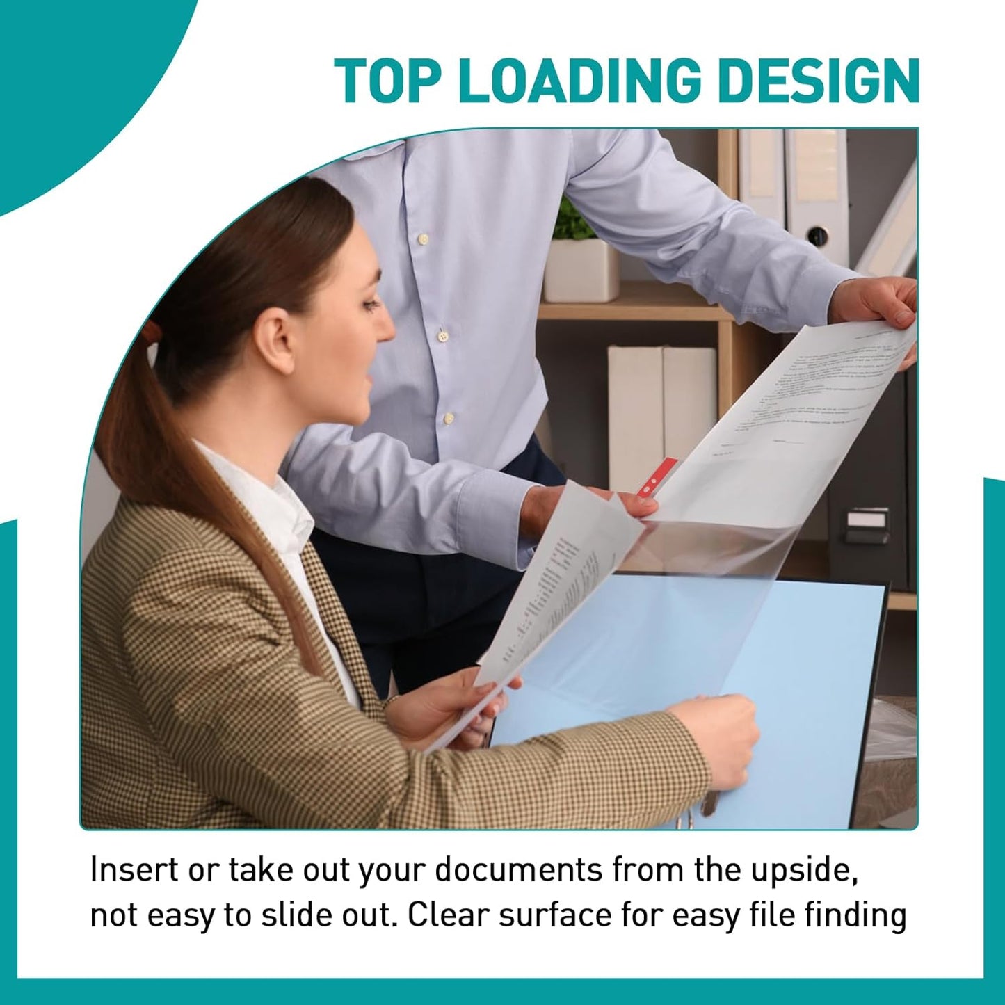 Sheet Protectors, PANDRI 600 Pack Color Heavy Duty Plastic Page Protectors Sheet Reinforced 11-Hole Fit for 3 Ring Binder Fits Standard 8.5 x 11 Paper, 9.25 x 11.25 Top Loaded, Excluding Acid