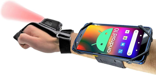 Chainway C90 Wrist Mount Wearable Android Device All-in-One Package with Hands-Free Glove 2D/1D/QR Code Reader, Wireless, Android 10, WiFi, Bluetooth, 5.7” Large Screen, for Scanning (Build Your Own)