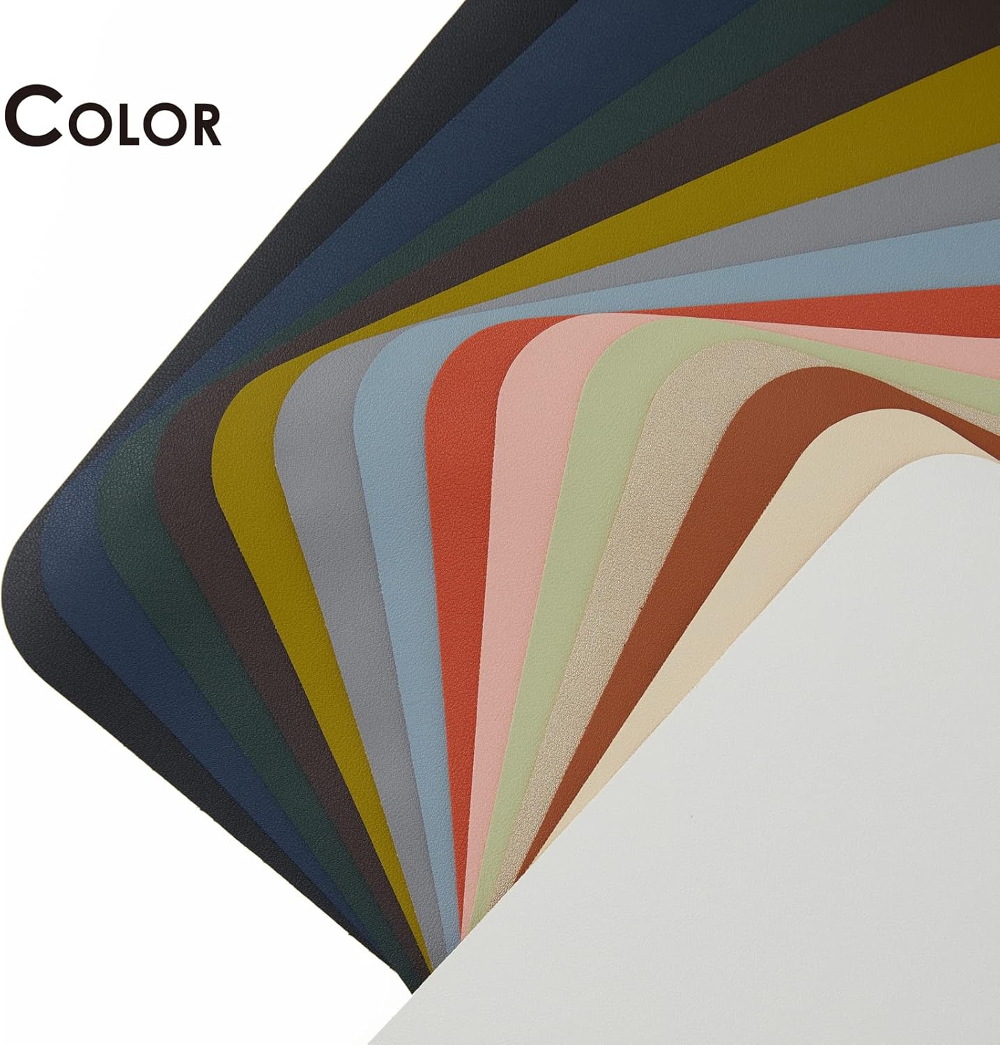 Compact Cork Desk Mat - Small Dual-Sided Desk Pad for Office and Home - Desk Organization and Accessories - Ideal for Large Mouse Pad and Small Desk Mats on Top of Desks(Dark Blue,23.6"x 11.8")