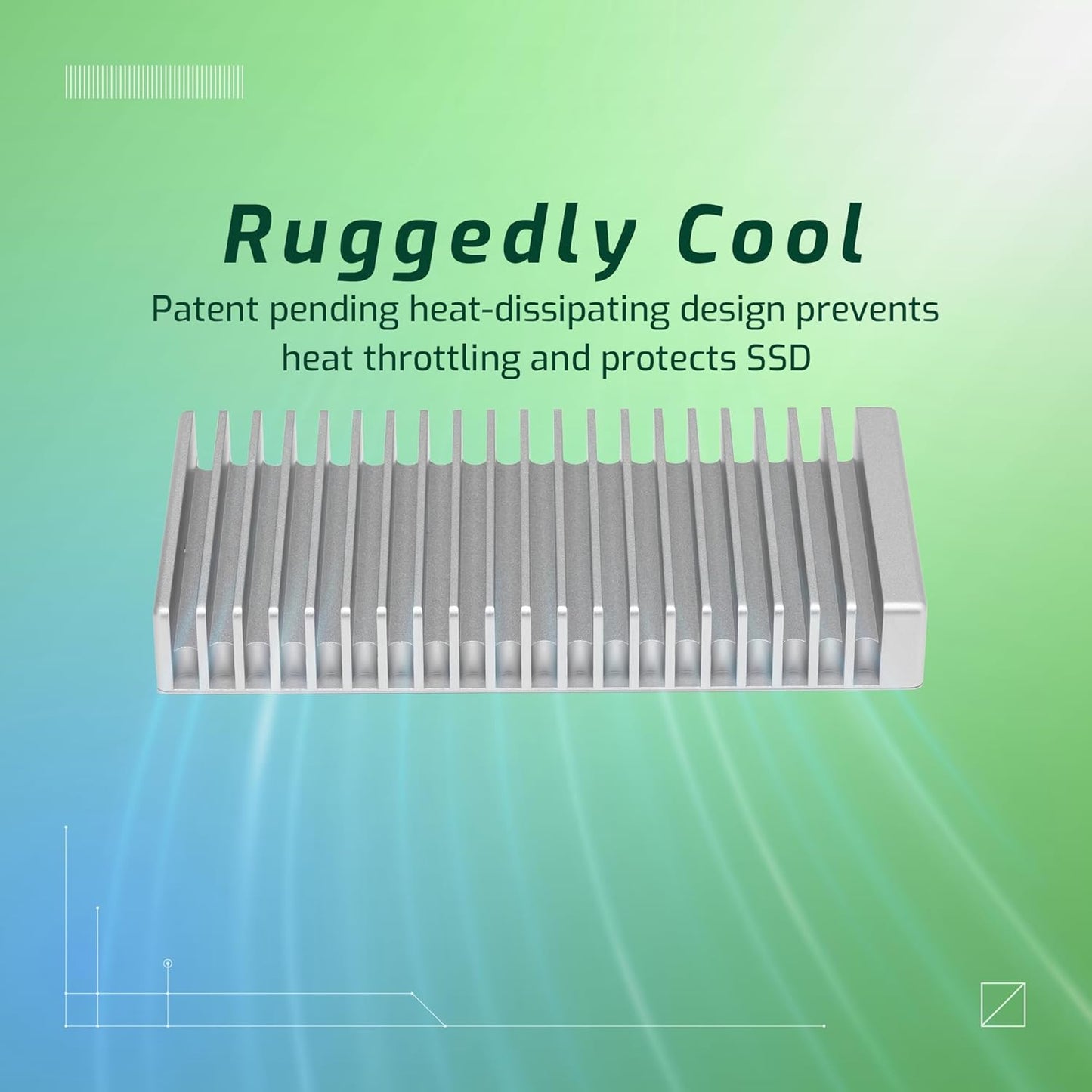 OWC 8TB Express 1M2 40Gb/s Portable NVMe SSD USB4 (Thunderbolt Compatible/USB-C) Ultra Fast External SSD Drive with Aluminum Heat Sink Enclosure