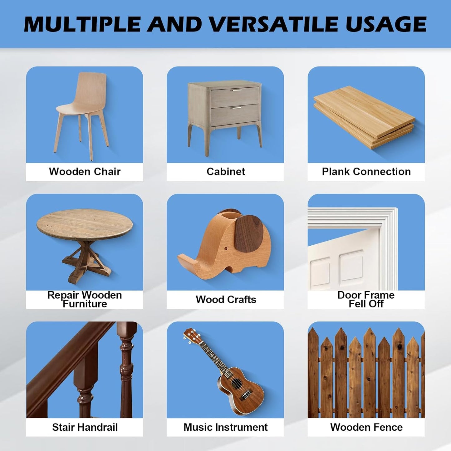 Professional Grade Cyanoacrylate Super Glue, Ultra Thick Viscosity CA Glue for Woodworking, 1 oz. (28.3 Grams) - Instant Adhesive for Woodworking, Gap Filling, Heavy Duty Wood Bonding