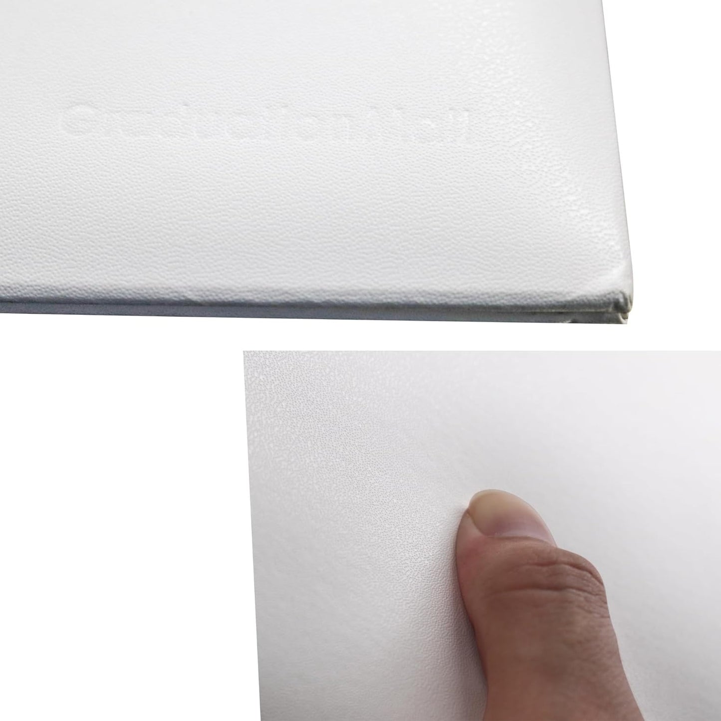 GraduationMall 8.5"x11" Smooth Padded Diploma Cover Certificate Holder White,6-Packs