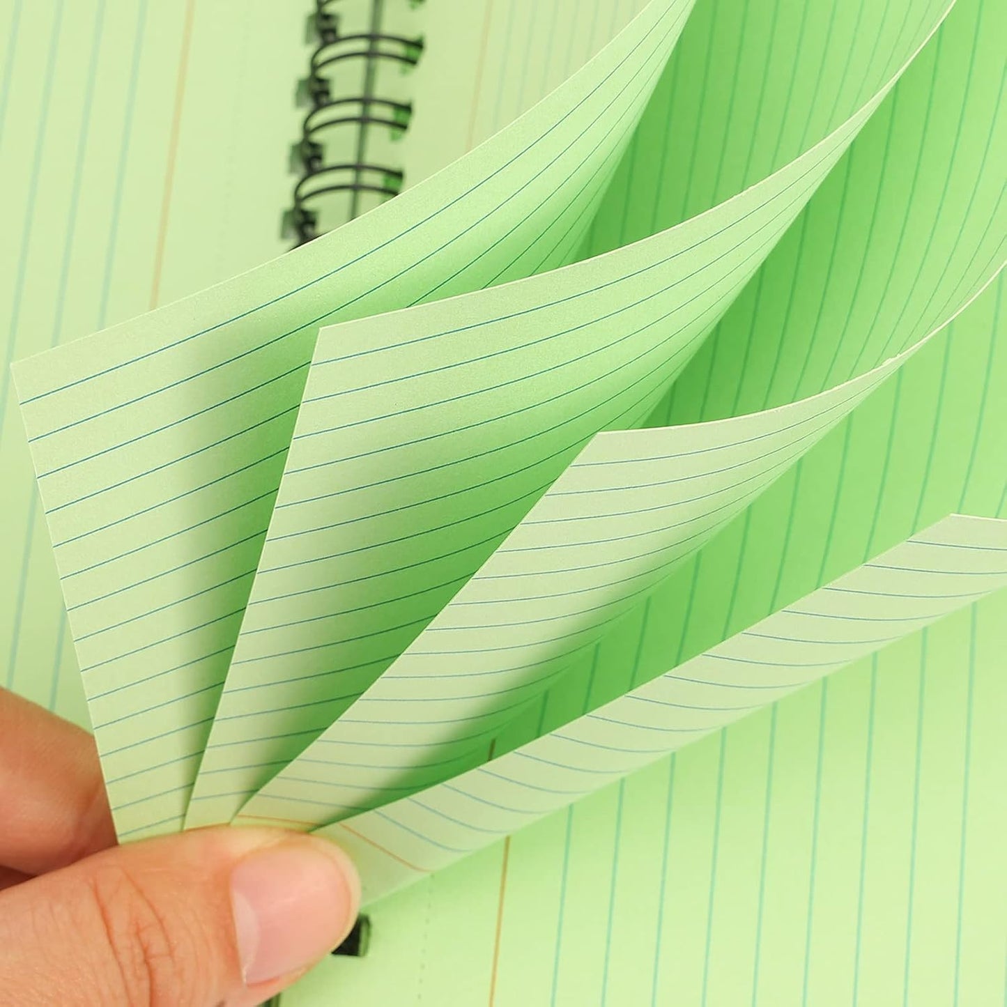 Koogel 400PCS Colored Index Cards, 4x6 Ruled Index Cards with Rings for Back to School, Heavy Notecard Study Flashcard with Waterproof Cover for Studying To Do List School College Supplies, 4 Colors