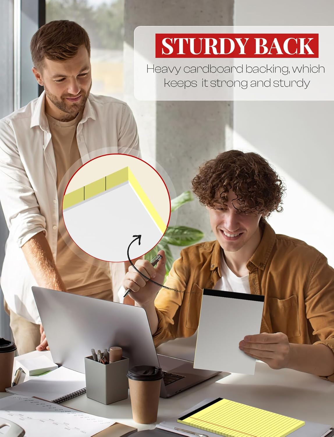 12 Pack Small Yellow Legal Pads 5x8 Note Pads 5x8 College Ruled Yellow Notepads 5x8 Narrow Ruled Yellow Paper Pads 25 Lines 80 GSM Small Paper Tablets 5x8" Lined Notepad With 30 Sheets Per Legal Pad