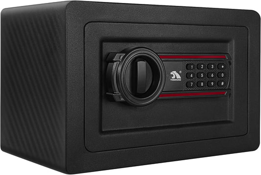TIGERKING Digital Keypad Safe Box, Combination Lock Safes, 0.5 Cubic Feet Small Safe and Lock Box with Digital Keypad for Home, Office, Cash, Jewelry, Documents
