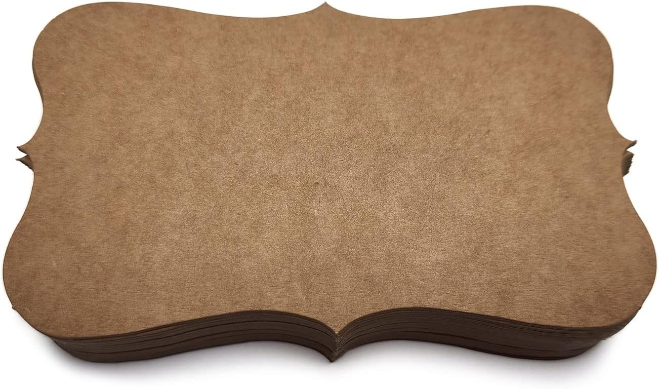 PPAPPAPPIYO 3x5 index card/Set of 50 Blank index cards 337gsm (KRAFT)