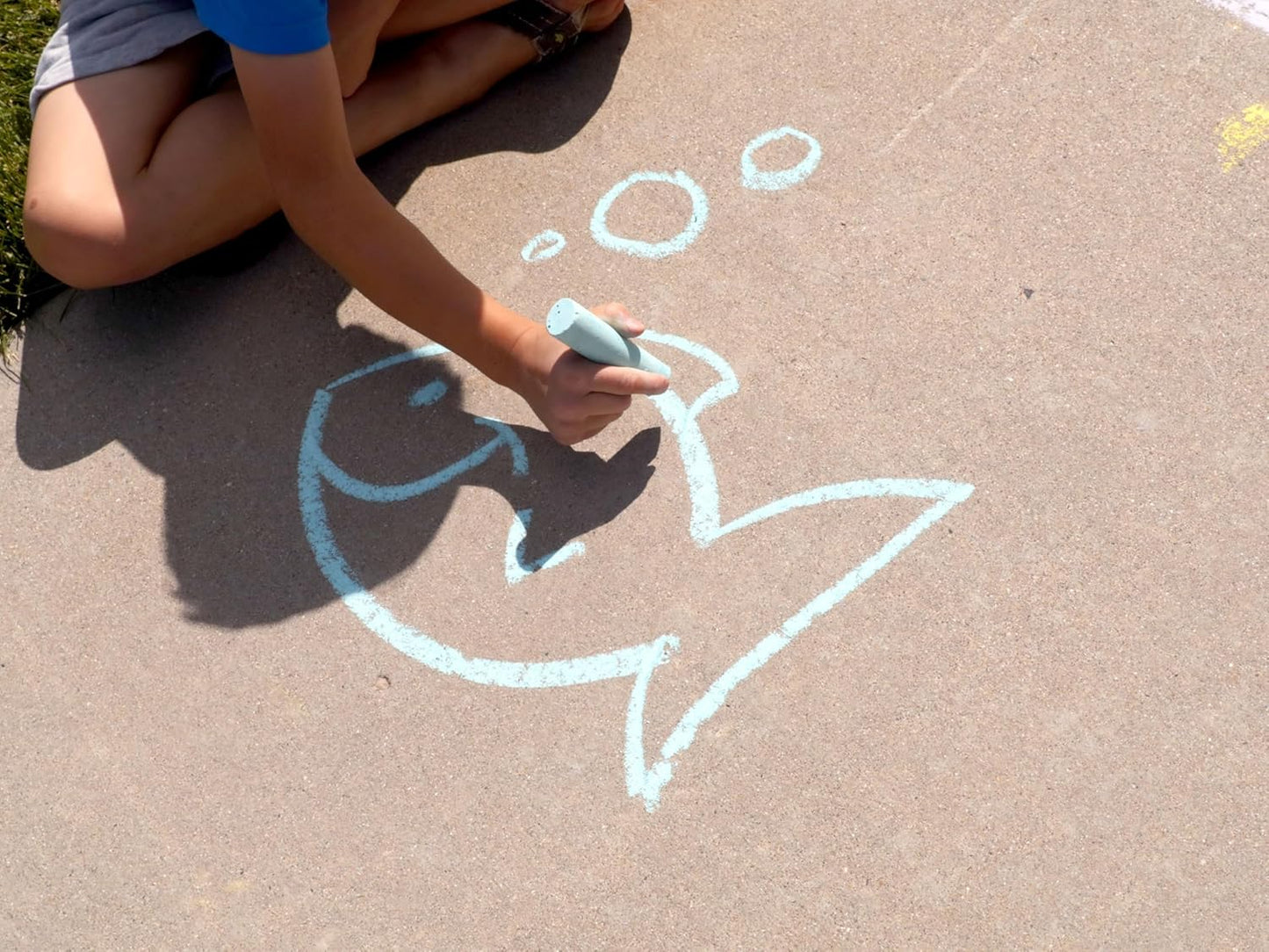 Kid Made Modern 60 Count Pack of Sidewalk Chalk – Yellow